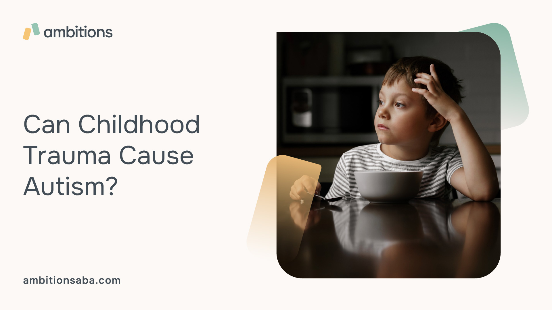 Can Childhood Trauma Cause Autism?